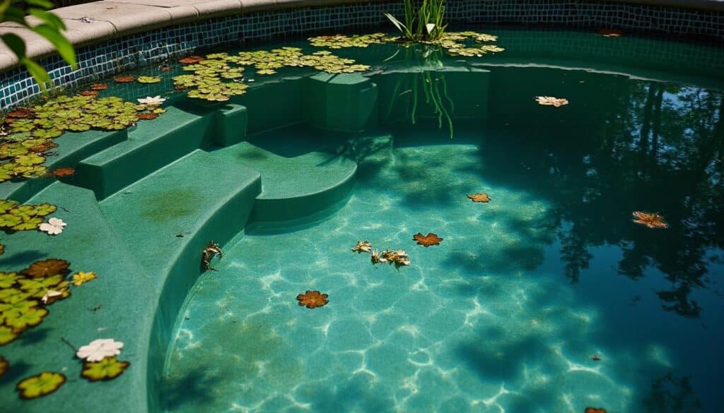 Pourquoi l'eau de ma piscine devient trouble à cause des algues ?