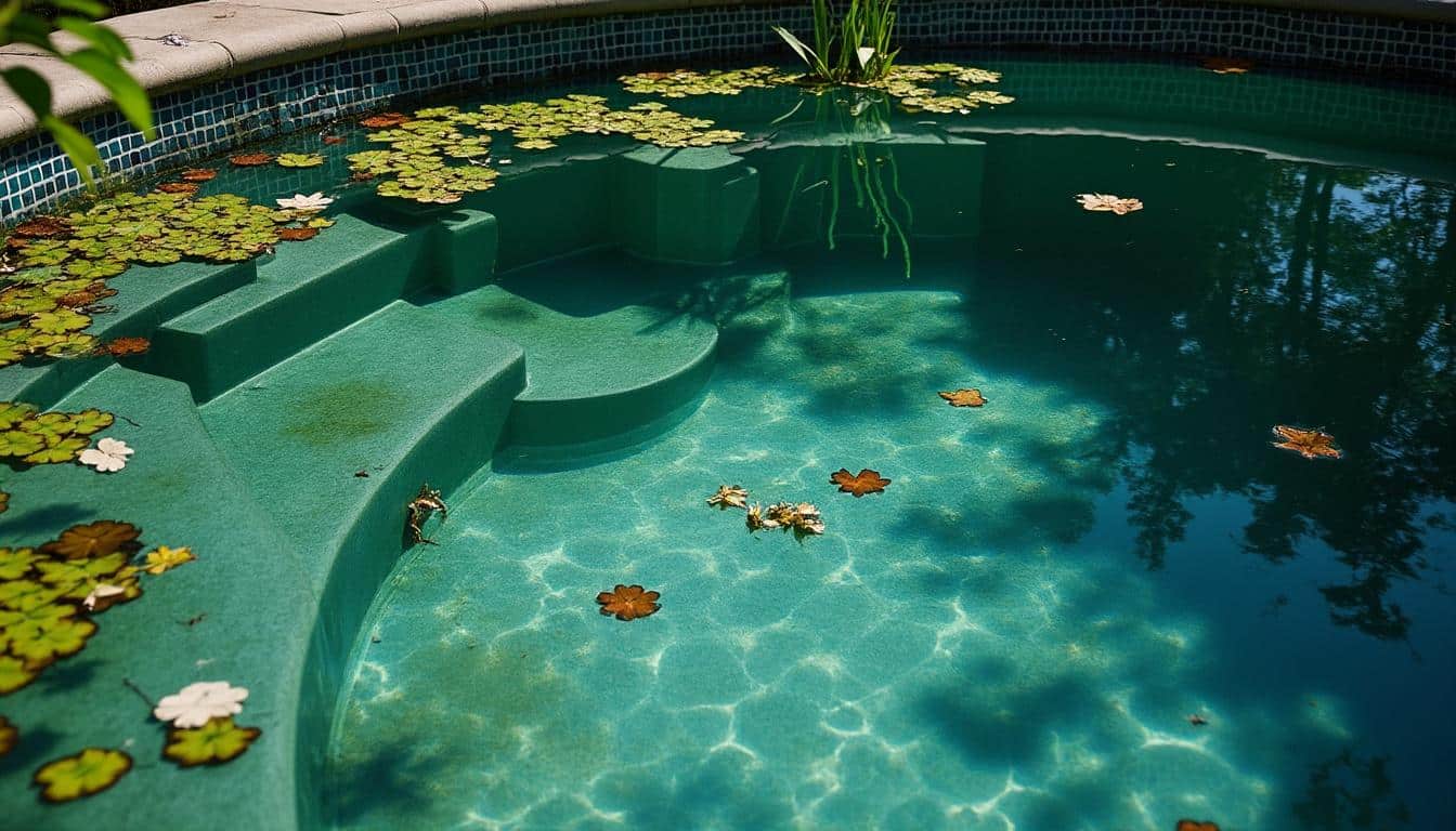Pourquoi l'eau de ma piscine devient trouble à cause des algues ?