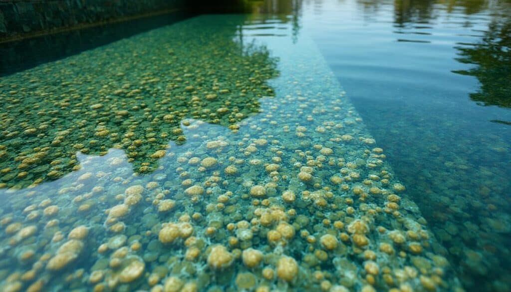 Que faire si le fond de votre piscine devient glissant à cause des algues ?