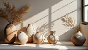 La décoration murale de maison en poterie : idées de vases originaux