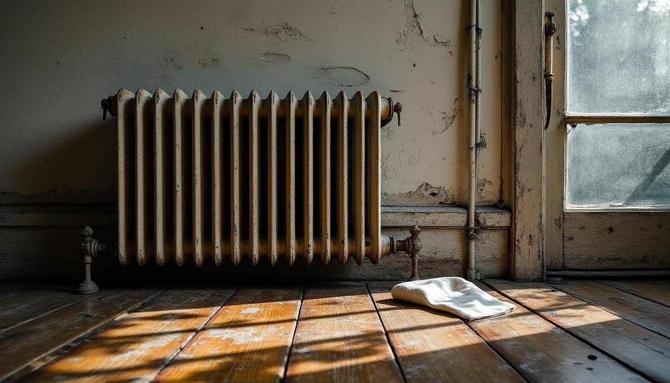 Gérer une fuite de radiateur sur une ancienne installation