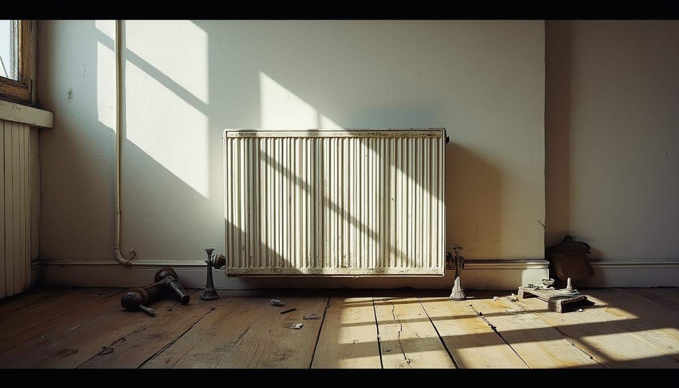 Comment réparer une fuite de radiateur sur un mur de salon