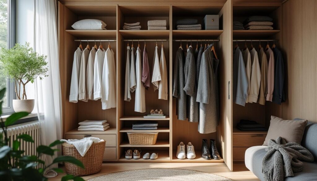 Nos meilleures astuces pour organiser vos vêtements dans un dressing optimisé