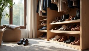 Astuces d’optimisation du rangement de chaussures dans un dressing intégré