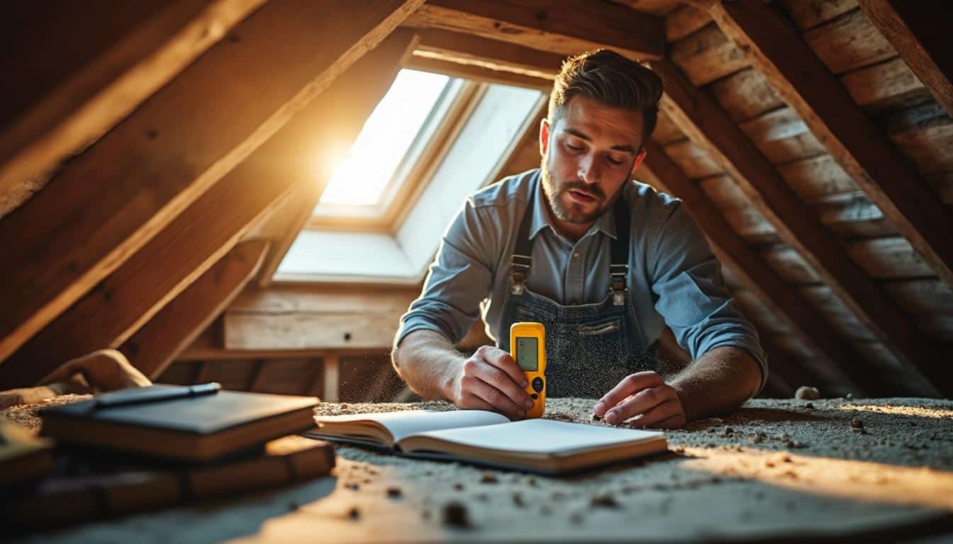 Bien prendre les mesures dans les combles pour l’isolation