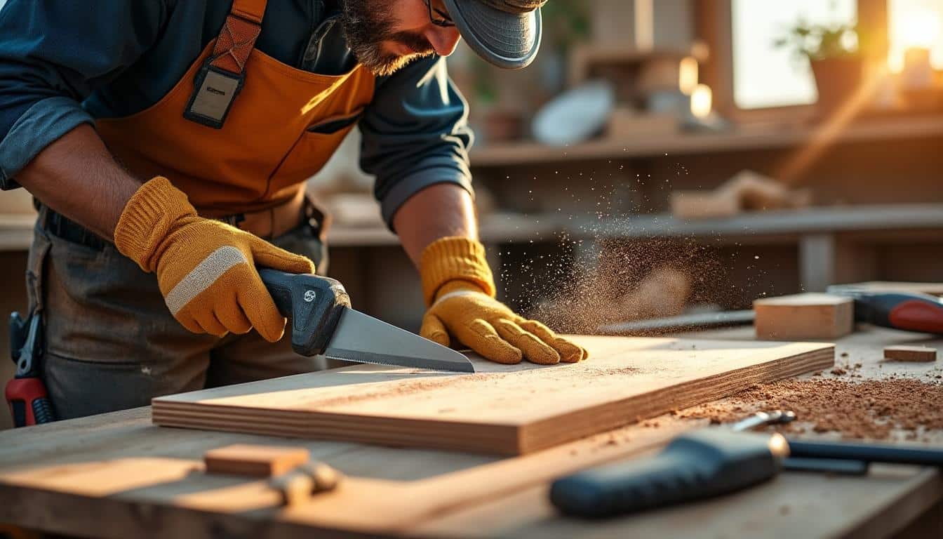 Illustration: Comment bien choisir et utiliser une scie adaptée à la découpe de la laine de bois