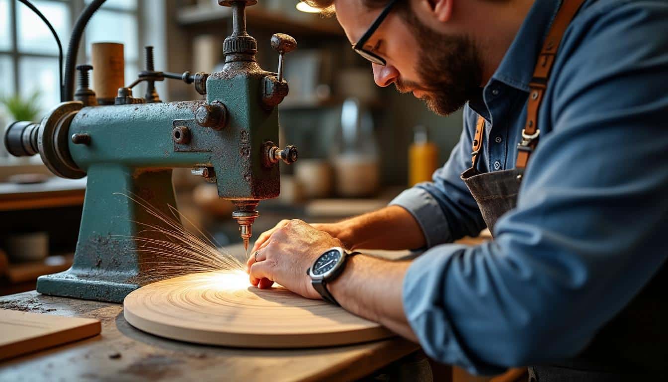 Illustration: Pourquoi choisir une affûteuse dédiée à la lame de scie circulaire professionnelle ?