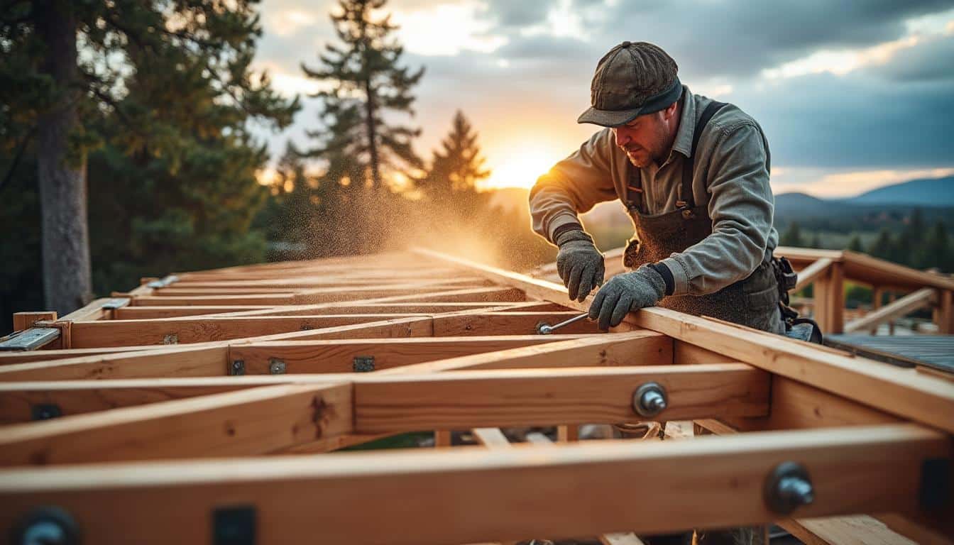 Illustration: Comprendre le rôle essentiel de la lambourde dans la structure de la toiture