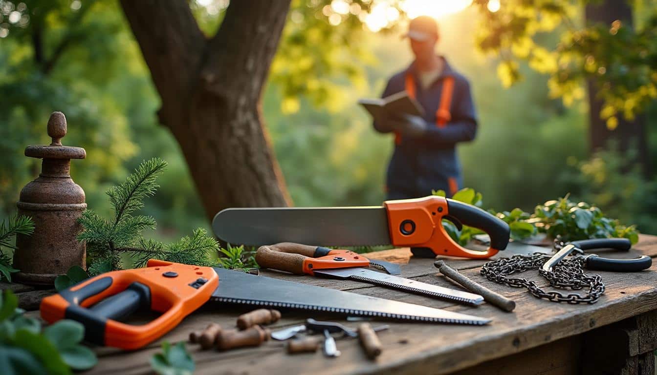 Illustration: Comprendre les différents types de scies pour l’entretien des arbres