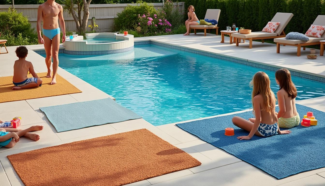 Illustration: Comprendre les différents types de tapis adaptés à votre piscine ou spa