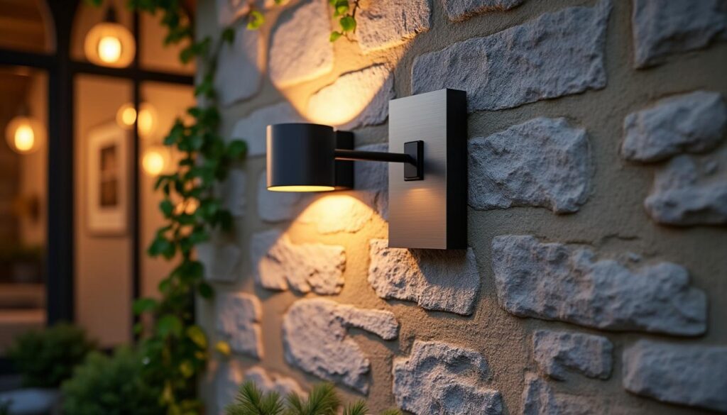 Applique murale inox : éclairage extérieur durable et élégant