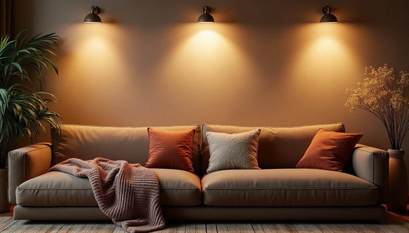 Applique murale en tissu : lumière douce et déco chaleureuse