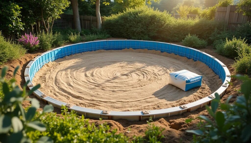 Installer une piscine hors sol sur du sable : guide complet