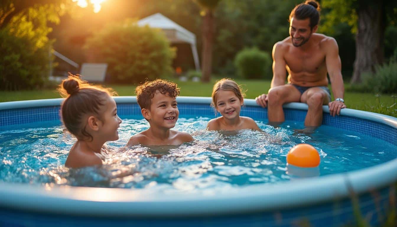 Illustration: Découvrez les caractéristiques uniques des piscines en acier hors sol aux formes rondes et ovales