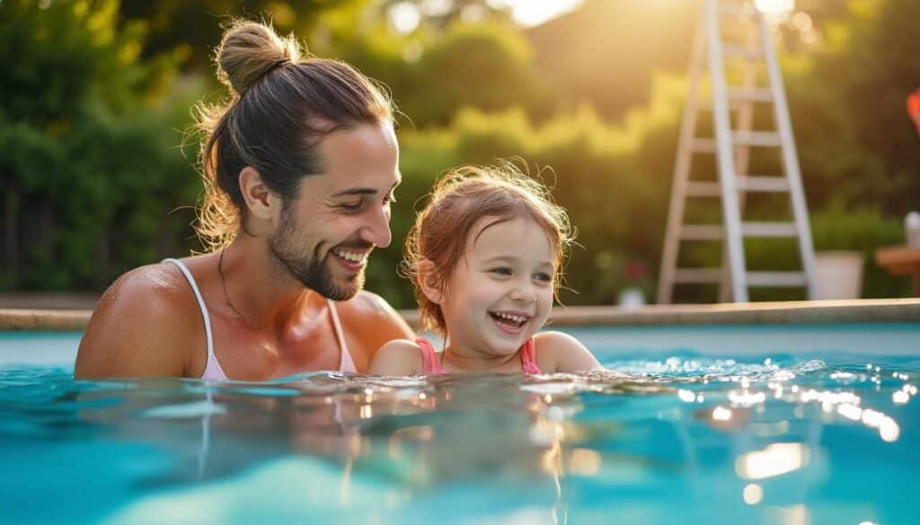 Piscine hors-sol à profondeur 1m60 : confort et installation facile
