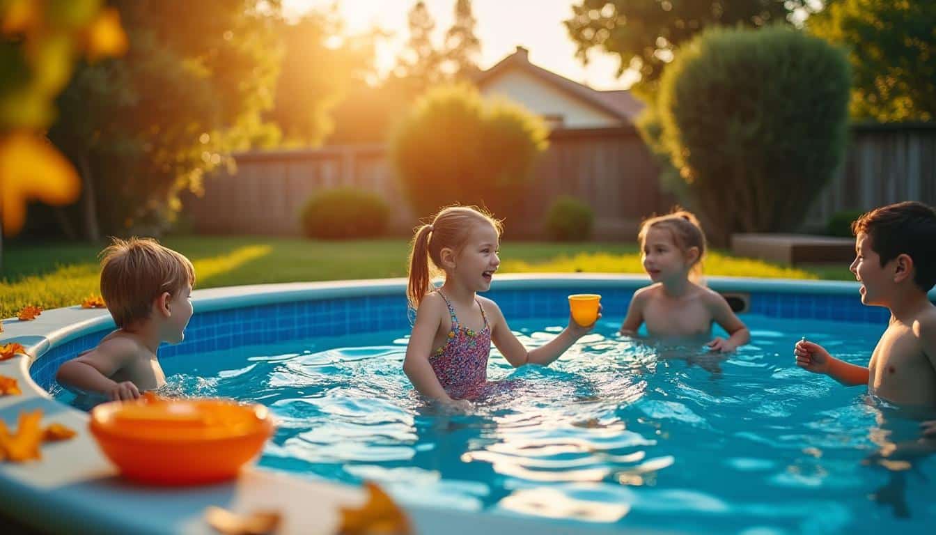 Illustration: Tout savoir sur les piscines hors sol rondes d'environ 4 mètres