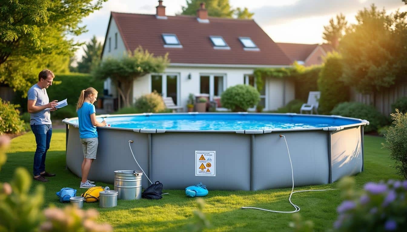 Illustration: Comprendre le fonctionnement et les spécificités d’une piscine hors-sol tubulaire