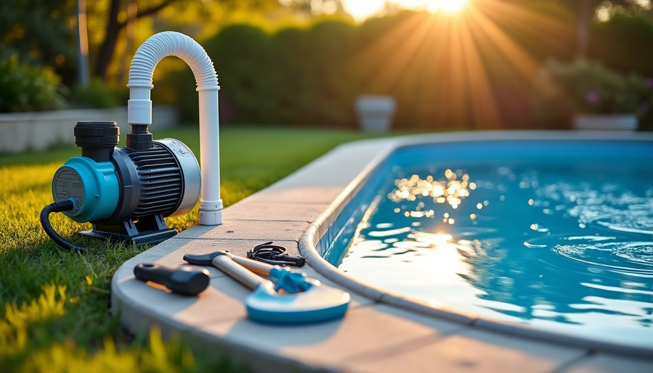 Illustration: Comprendre le fonctionnement d’une pompe à chaleur adaptée à une piscine hors sol