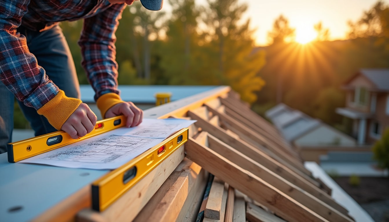 Illustration: Comprendre la notion de pente pour une toiture durable