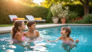 Abri pour piscine hors sol octogonale : protection et confort optimal
