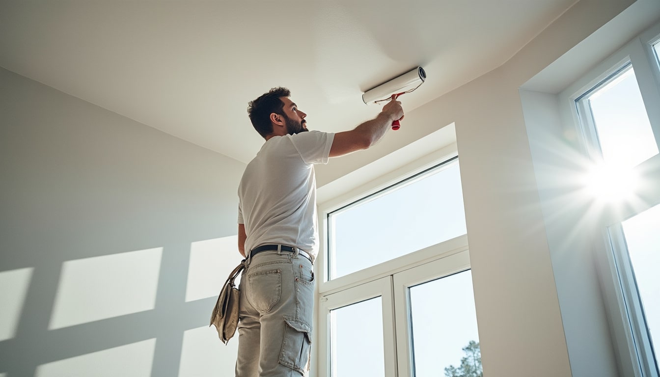 Peinture de plafond : guide complet pour un rendu parfait et durable