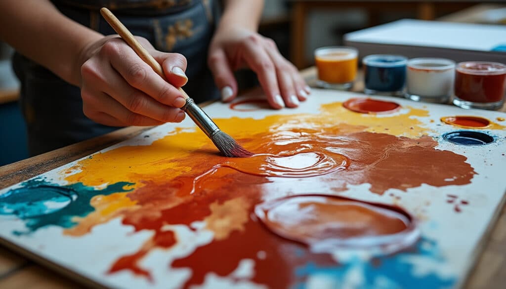 Faire du marron en peinture : mélanges et astuces