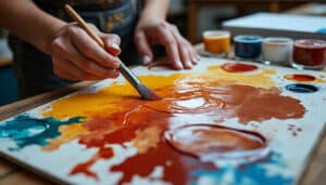 Faire du marron en peinture : mélanges et astuces