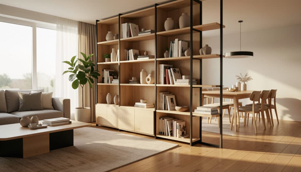 Meuble séparateur de pièce : bien structurer l’espace