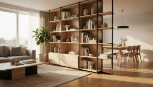 Meuble séparateur de pièce : bien structurer l’espace